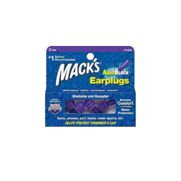 Ωτοασπίδες Mack's βίδες κολυμβητηρίου 4τμχ ενηλίκων